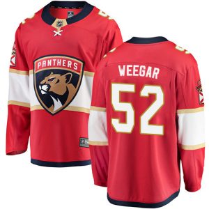 Kinder Florida Panthers Eishockey Trikot MacKenzie Weegar #52 Breakaway Rot Fanatics Branded Heim